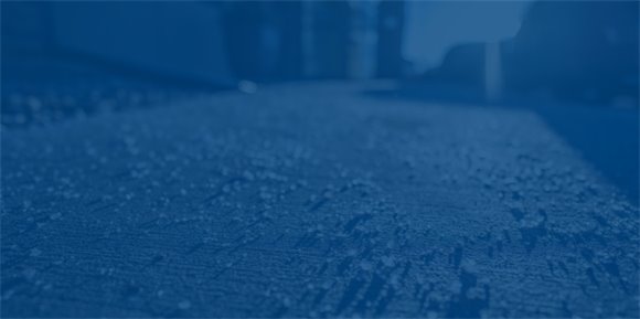 Deicer Salt on a Driveway