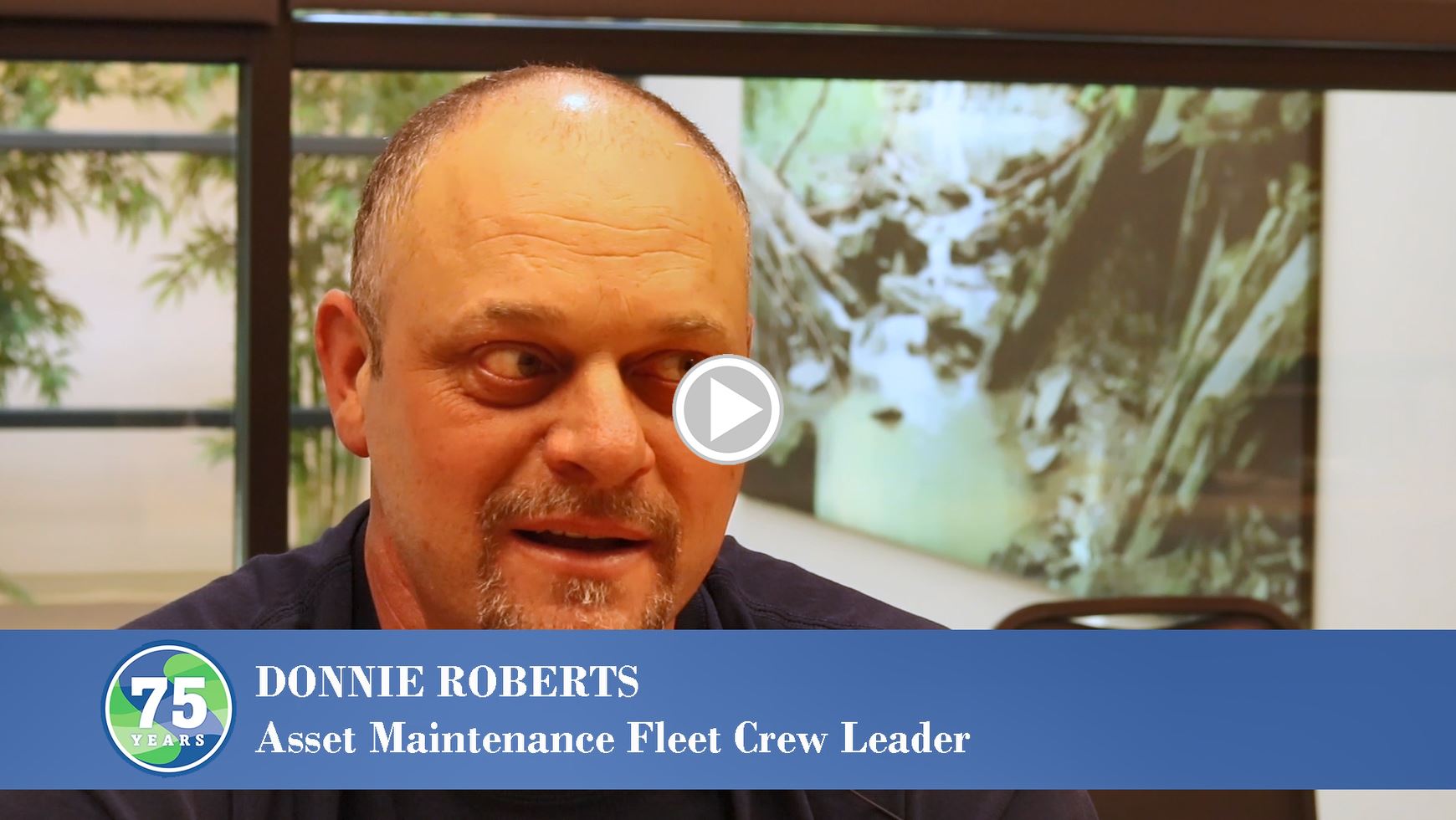 Donnie Roberts with Play Button