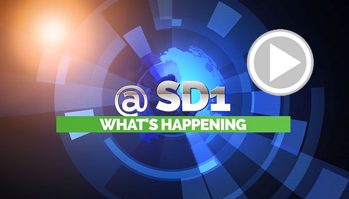 Whats Happening News Flash with Play Button