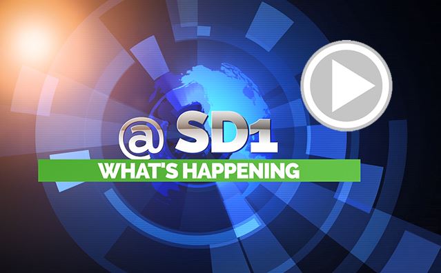 Whats Happening News Flash with Play Button